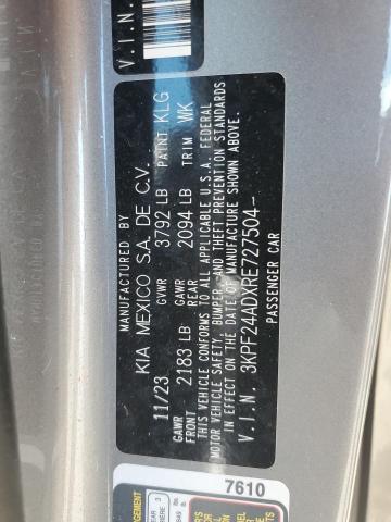 2024 KIA FORTE LX - 3KPF24ADXRE727504