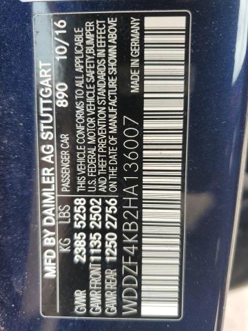 2017 MERCEDES-BENZ E 300 4MAT - WDDZF4KB2HA136007