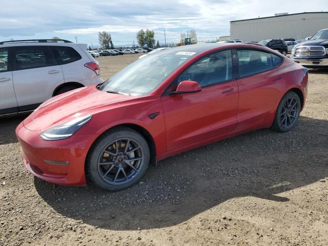 TESLA MODEL 3 2022 red  electric 5YJ3E1EB5NF273586 photo #1