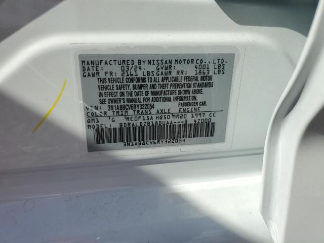 2024 NISSAN SENTRA SV - 3N1AB8CV6RY322054