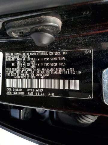 2015 TOYOTA VENZA LE - 4T3BK3BB2FU113018