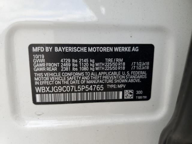 VIN WBXJG9C07L5P54765 2020 BMW X1, Xdrive28I no.13