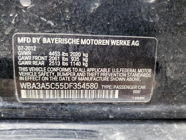 VIN WBA3A5C55DF354580 2013 BMW 3 Series, 328 I no.12