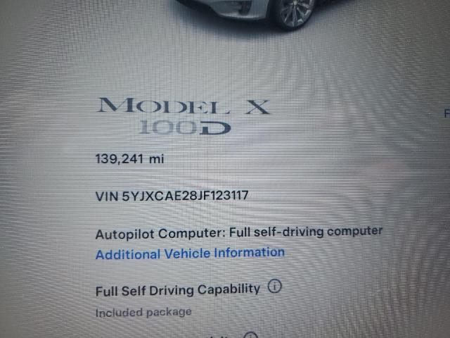 VIN 5YJXCAE28JF123117 2018 Tesla MODEL X no.9