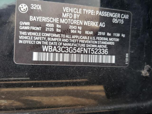 2015 BMW 320 I XDRI - WBA3C3G54FNT52336