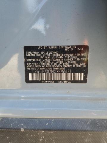 2019 SUBARU CROSSTREK - JF2GTABC1K8255197