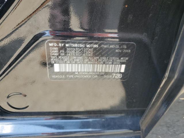 2019 MITSUBISHI MIRAGE LE - ML32A5HJXKH005102