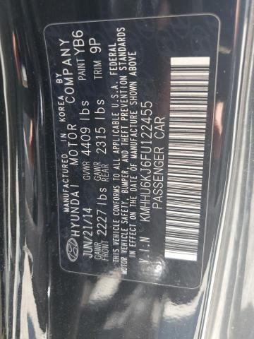 2015 HYUNDAI GENESIS CO - KMHHU6KJ6FU122455