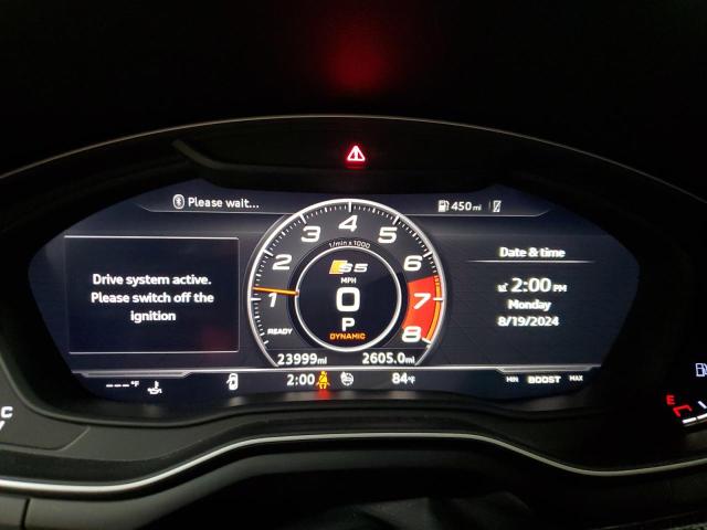 2018 AUDI S5 PRESTIG WAUC4CF52JA105234