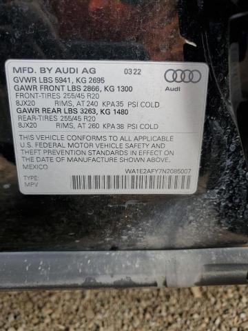 VIN WA1E2AFY7N2085007 2022 Audi Q5, Premium Plus 55 no.12