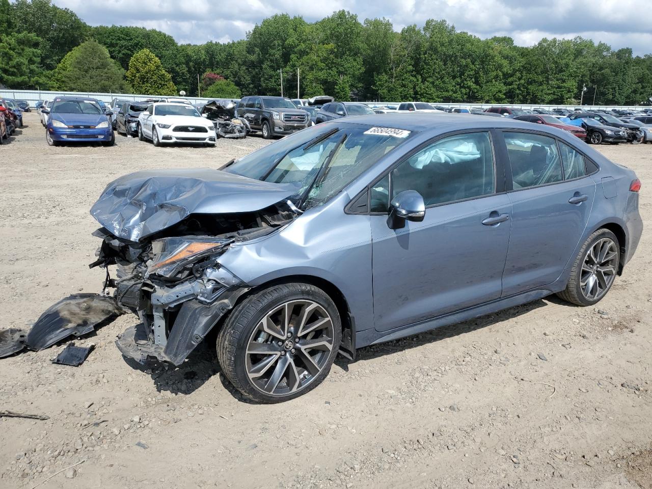 Lot #2972503918 2020 TOYOTA COROLLA SE