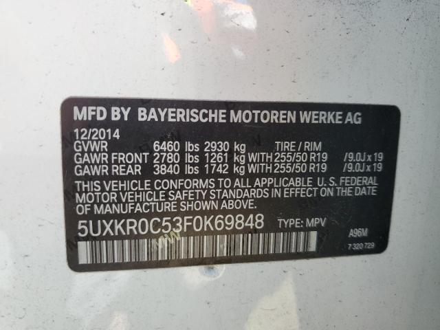 2015 BMW X5 XDRIVE3 - 5UXKR0C53F0K69848