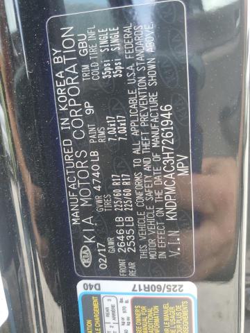 2017 KIA SPORTAGE L - KNDPMCAC3H7261946