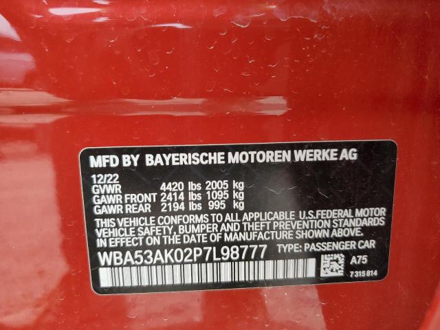 2023 BMW 228I WBA53AK02P7L98777  68911504