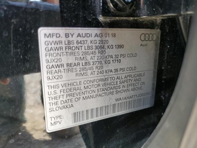 VIN WA1AHAF71JD029602 2018 Audi Q7, Premium no.13