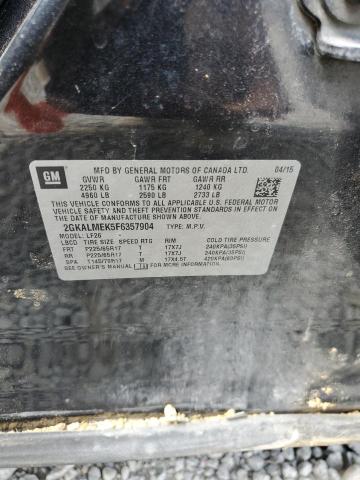 2015 GMC TERRAIN SL - 2GKALMEK5F6357904