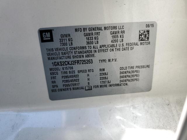 2015 GMC YUKON DENA - 1GKS2CKJ2FR725263