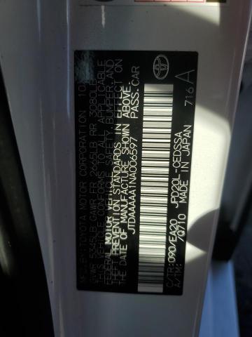 2022 TOYOTA MIRAI LE JTDAAAAA1NA006597