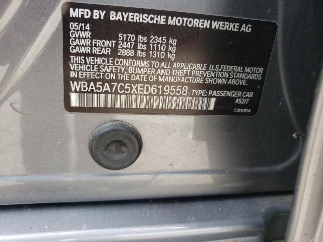 VIN WBA5A7C5XED619558 2014 BMW 5 Series, 528 XI no.12