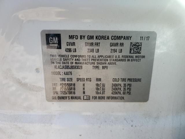 2018 BUICK ENCORE PRE - KL4CJASB5JB593028