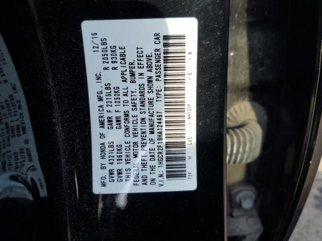 2017 HONDA ACCORD SPO - 1HGCR2F19HA124497