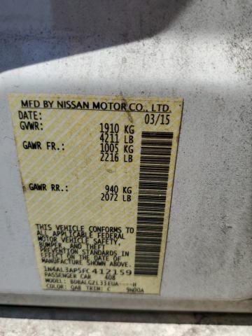 2015 NISSAN ALTIMA 2.5 - 1N4AL3AP5FC412159