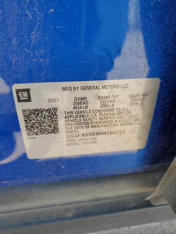 2017 CHEVROLET BOLT EV PR - 1G1FX6S0XH4184723