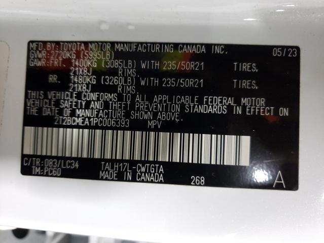 2023 LEXUS RX 500H F 2T2BCMEA1PC006393