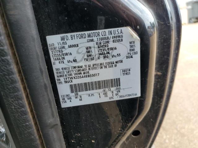 2004 FORD F350 SUPER 1FTWX33S44EB55017  67294974