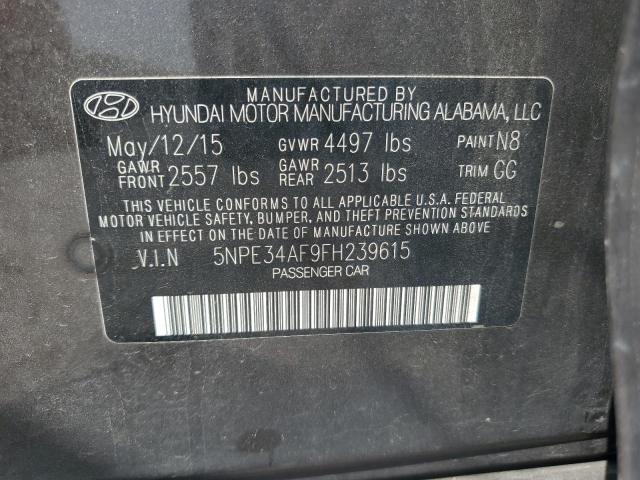 VIN 5NPE34AF9FH239615 2015 Hyundai Sonata, Sport no.13