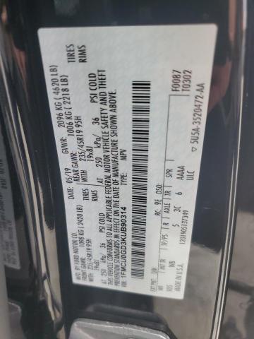 2019 FORD ESCAPE SE - 1FMCU0GD3KUB90314