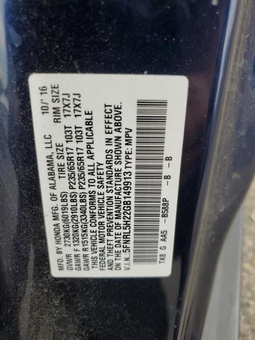 2016 HONDA ODYSSEY LX 5FNRL5H22GB149913