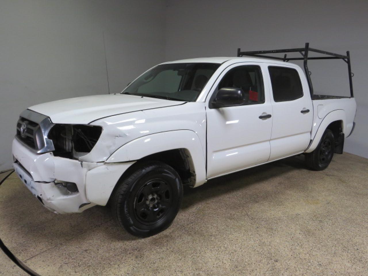 TOYOTA TACOMA DOU 2015 white  gas 5TFJX4CN9FX052399 photo #3