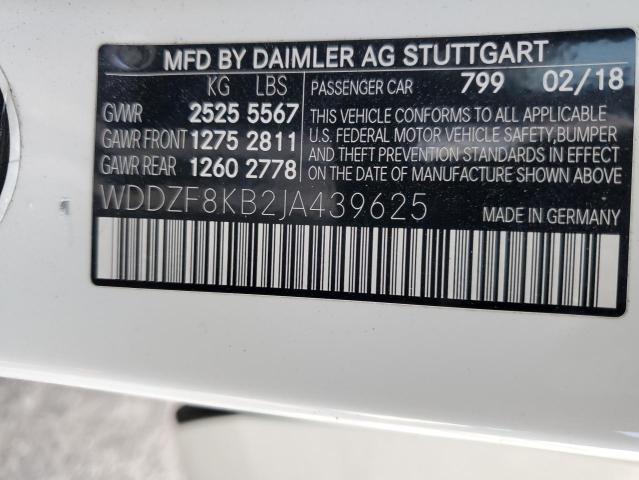 VIN WDDZF8KB2JA439625 2018 Mercedes-Benz E-Class, 6... no.13