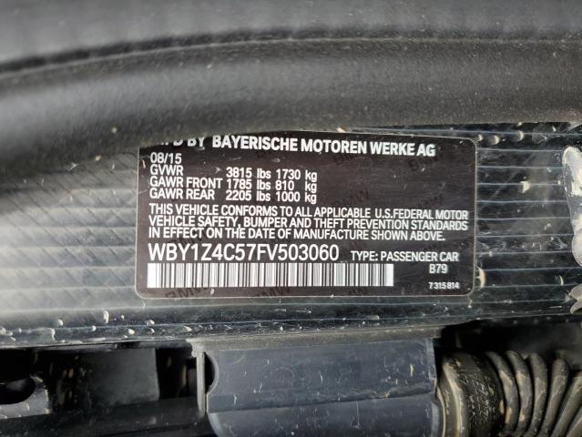 2015 BMW I3 REX - WBY1Z4C57FV503060