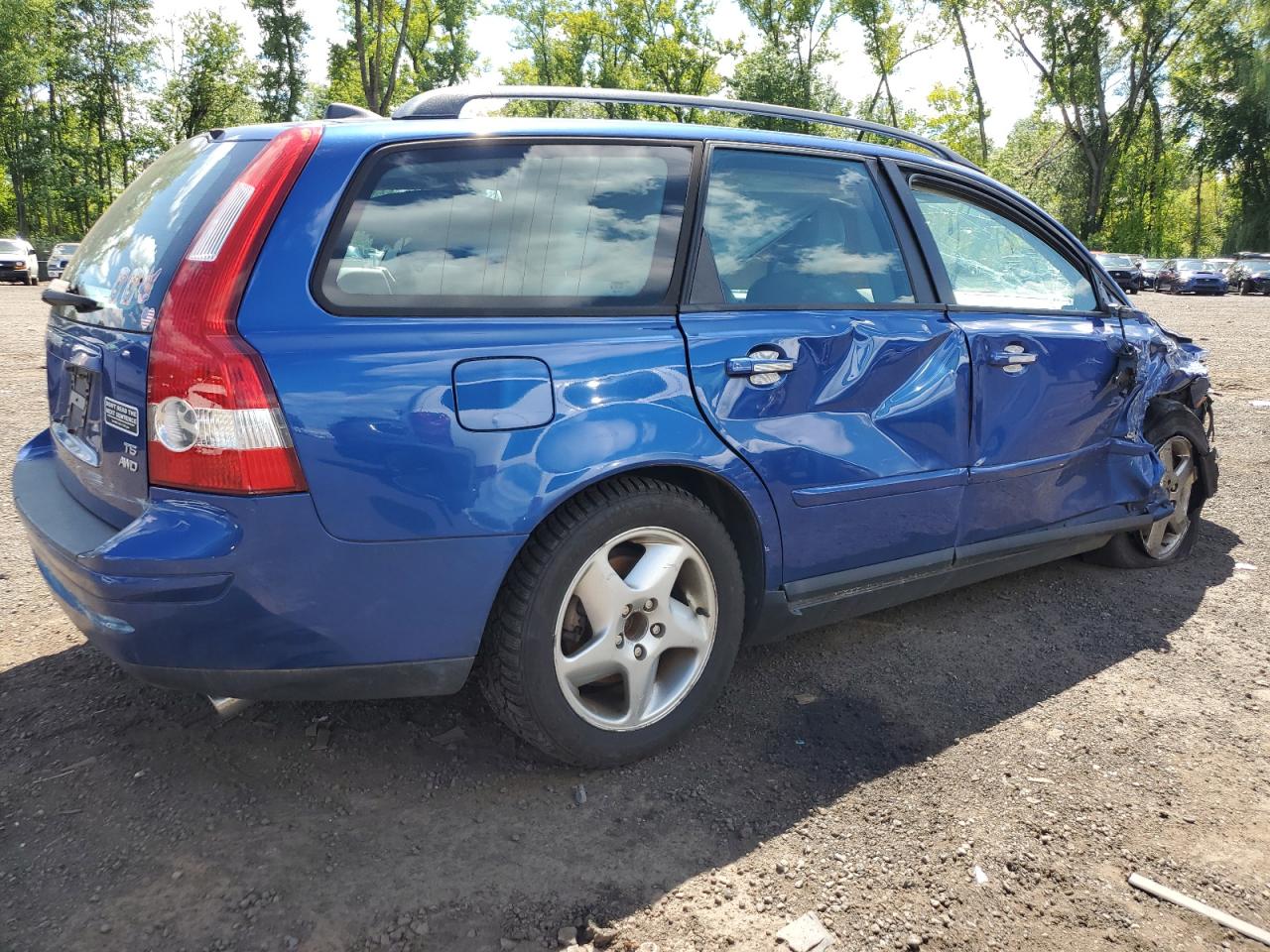 VOLVO V50 T5 2006 blue  gas YV1MJ682462172501 photo #4