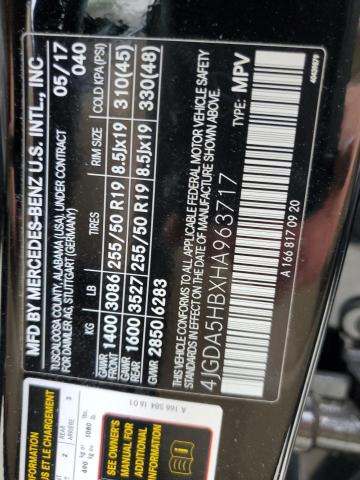 2017 MERCEDES-BENZ GLE 350 4M - 4JGDA5HBXHA963717