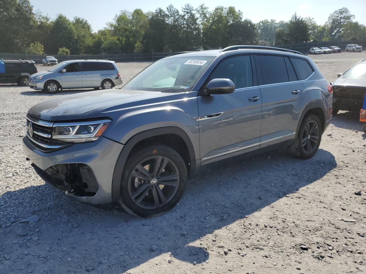 Lot #2955321575 2021 VOLKSWAGEN ATLAS SE