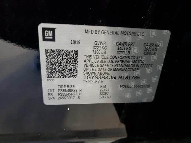2020 CADILLAC ESCALADE L - 1GYS3BKJ5LR181785