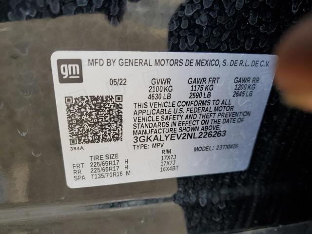 2022 GMC TERRAIN AT 3GKALYEV2NL226263