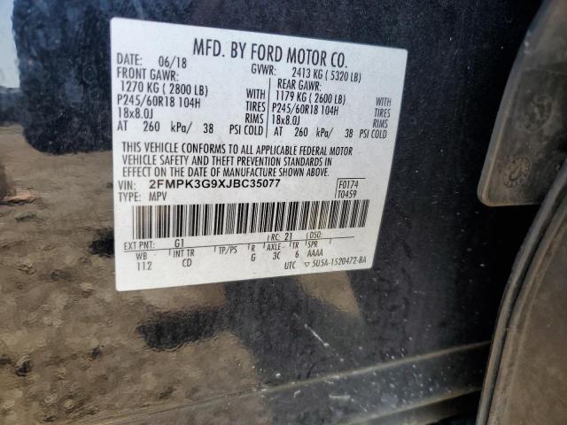 2018 FORD EDGE SE - 2FMPK3G9XJBC35077