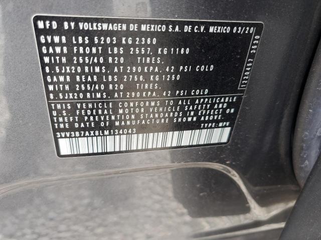 2020 VOLKSWAGEN TIGUAN SE - 3VV3B7AX8LM134043
