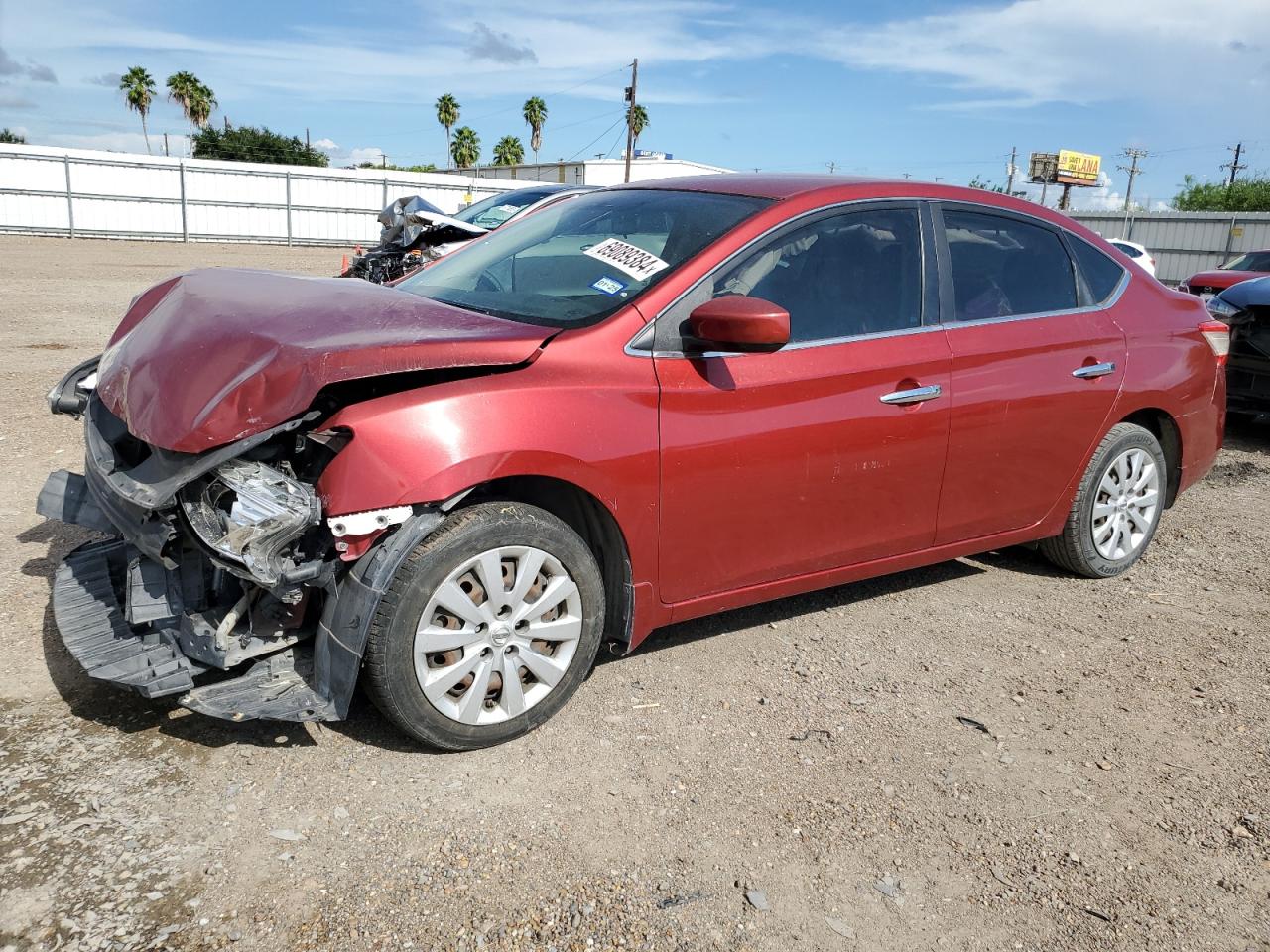 Lot #2940726549 2015 NISSAN SENTRA S