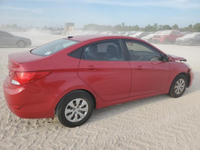 HYUNDAI ACCENT SE 2017 red sedan 4d gas KMHCT4AE9HU220873 photo #4