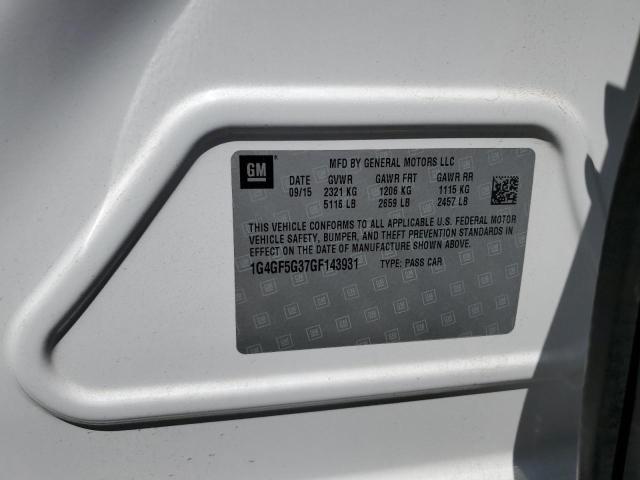 2016 BUICK LACROSSE P - 1G4GF5G37GF143931