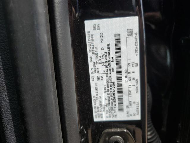 2021 FORD F150 SUPER - 1FTFW1ED6MFC12009