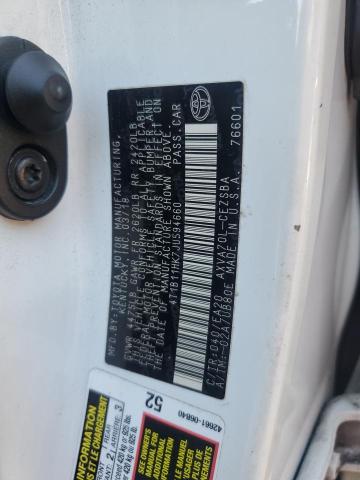 2018 TOYOTA CAMRY L - 4T1B11HK7JU594660
