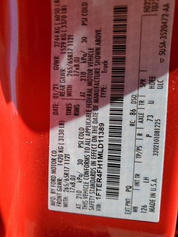 2021 FORD RANGER XL - 1FTER4FH1MLD11389