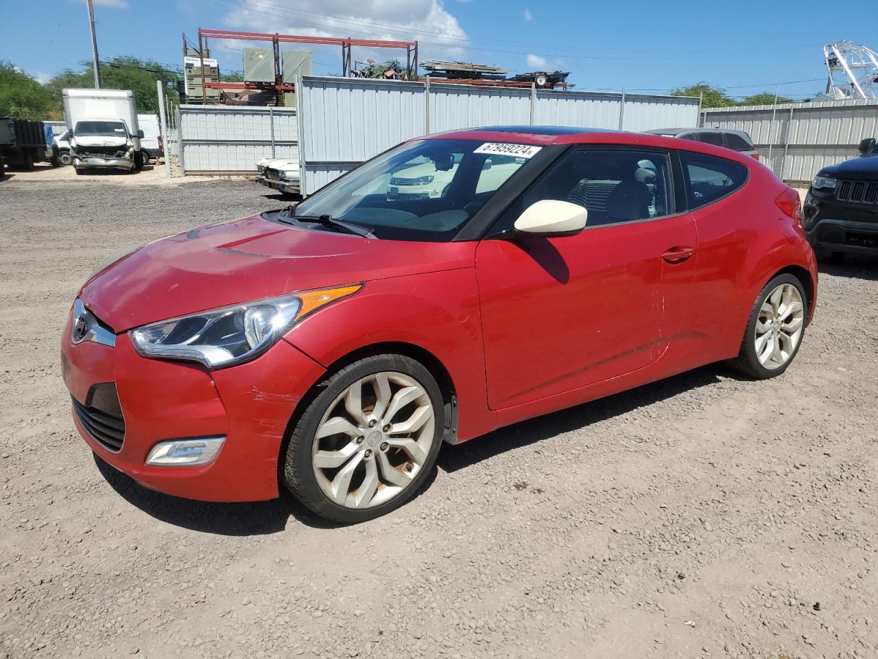 Lot #2769521994 2013 HYUNDAI VELOSTER