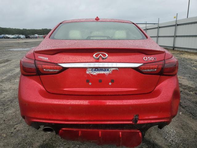 VIN JN1FV7AP1LM630285 2020 Infiniti Q50, Red Sport 400 no.6